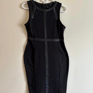 Size Medium Kardashian Kollection Solid Black Sleeveless Dress